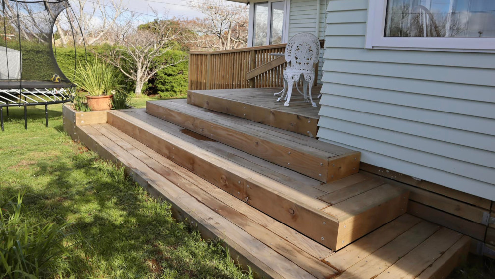 Timber Steps and Garden Decking