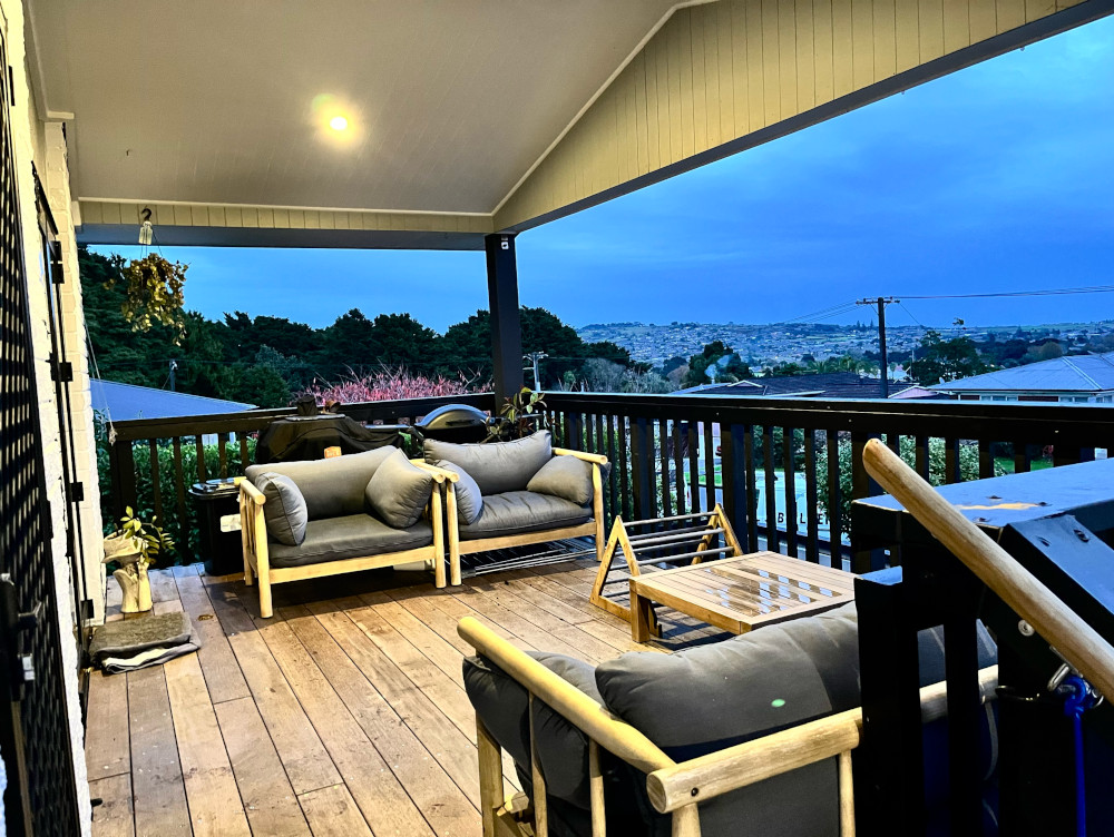 Covered Outdoor Decking Area